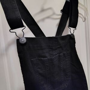 Wallflower Black Denim Overalls